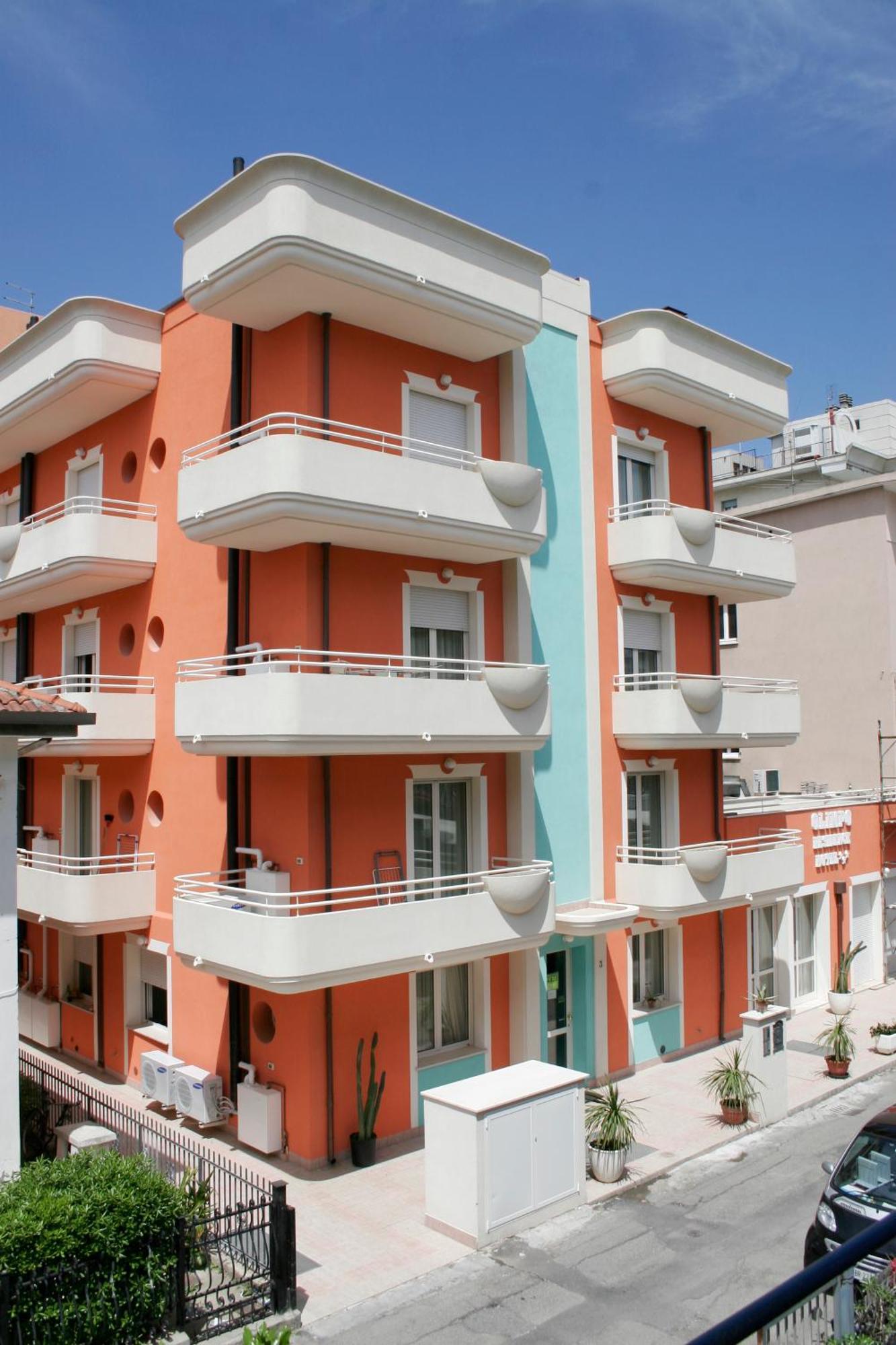 Residence Olimpo Rímini Exterior foto